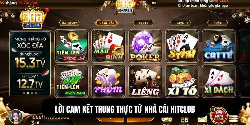 Cờ bạc có trách nhiệm - Cá cược lành mạnh tại Hitclub 3 Cam kết minh bạch của Hitclub với người chơi