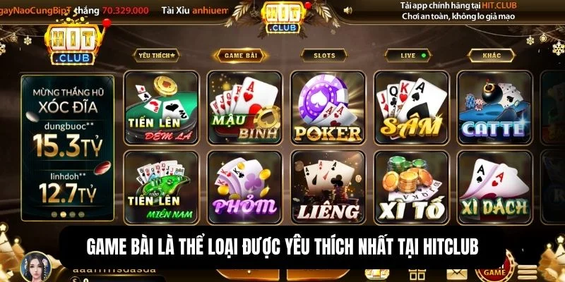 Hit Club | Cổng game đổi thưởng số 1 thị trường châu Á 12 Các thể loại trò chơi có mặt tại cổng game Hitclub